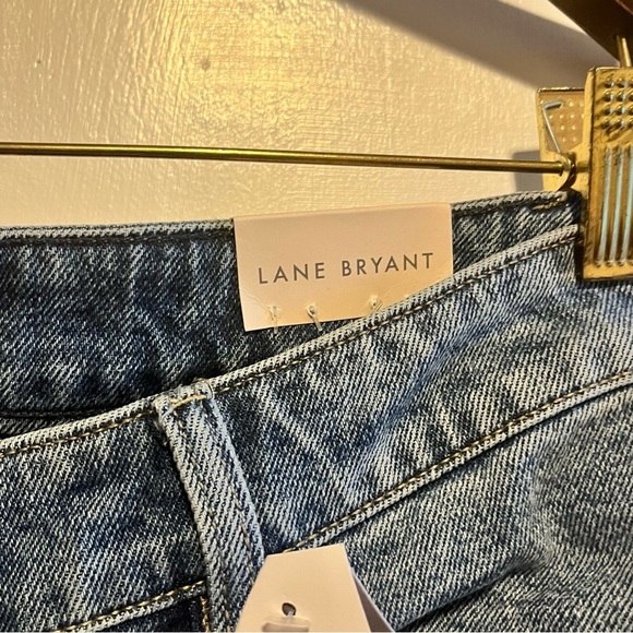 Lane Bryant denim boyfriend capris Petite  mid-rise size 14p NWT - Picture 8 of 8